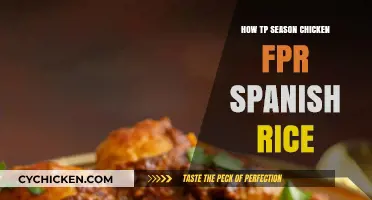 Perfectly Seasoned Chicken: Elevating Your Spanish Rice Dish