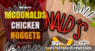 McDonald's Chicken Nuggets: Uncovering the Fat Content and Nutritional Facts