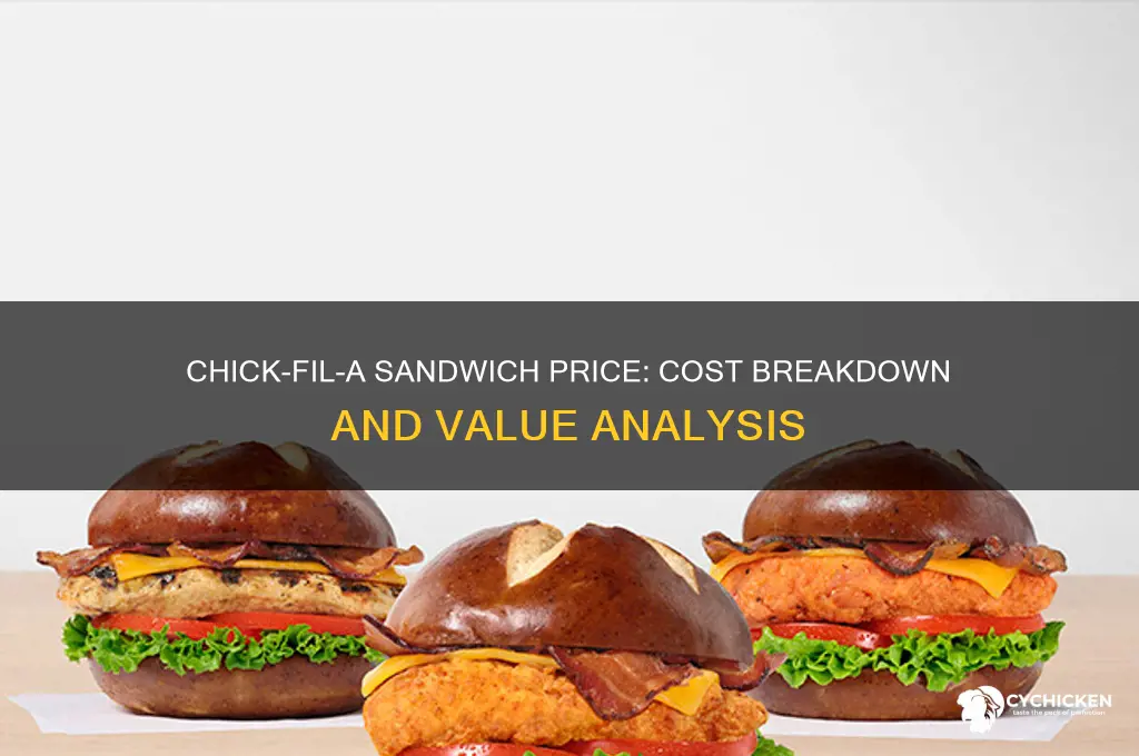 how uch is a chick-fil-a sandwich