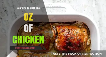 Sodium Content in 8 oz Chicken: A Nutritional Breakdown