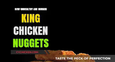 Are Burger King Chicken Nuggets Unhealthy? A Nutritional Breakdown