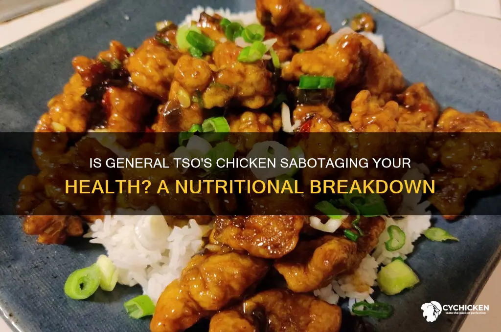 how unhealthy is general tso