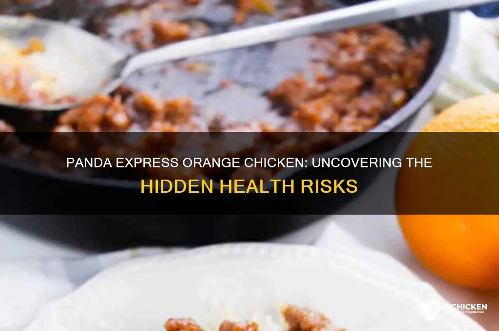 how unhealthy is panda express orange chicken
