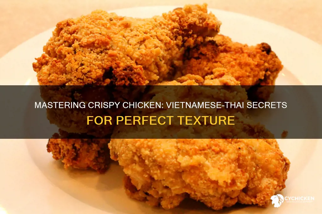 how vietnamese thai prepare chicken so crispy