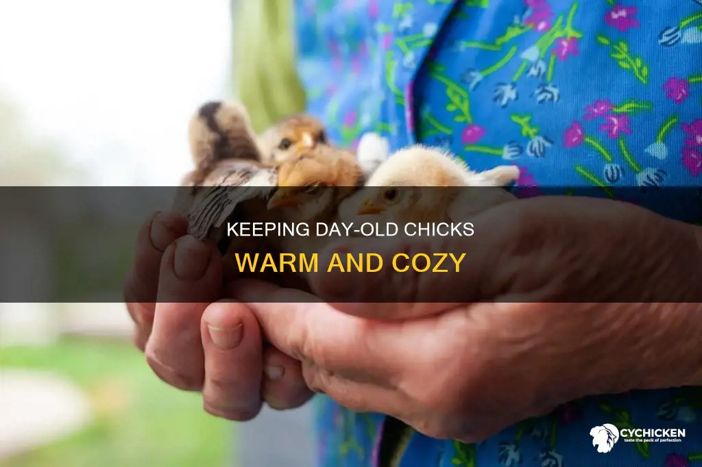 how warm do day old chicks need to be