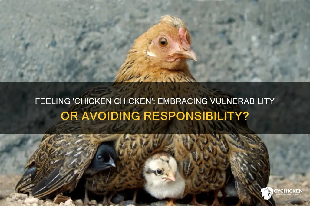 how wrong is it to feel chicken chicken