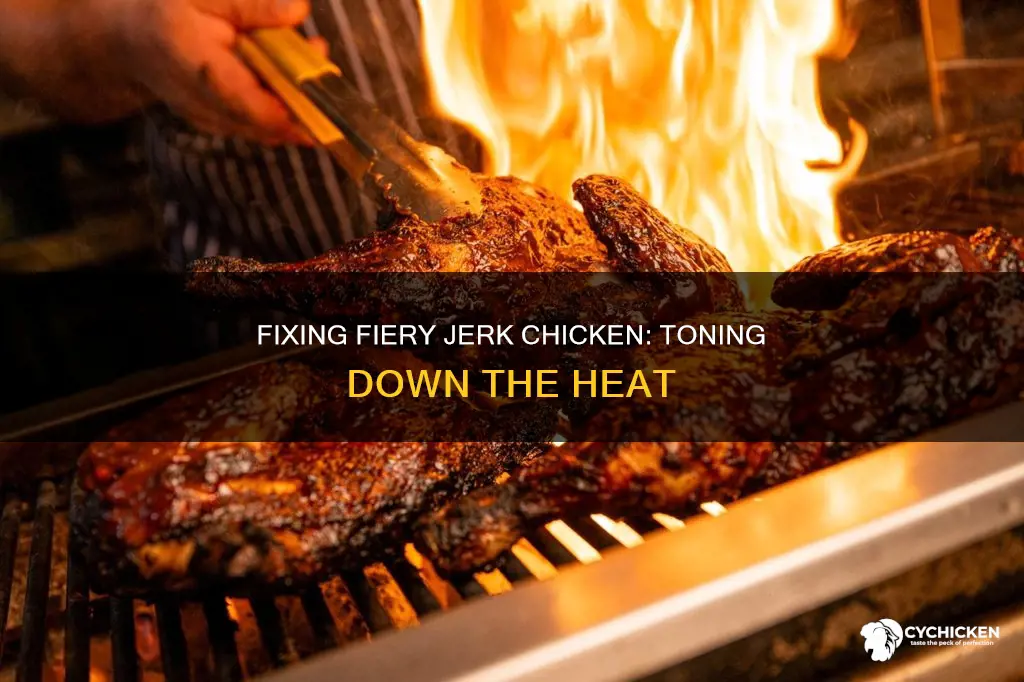 how xan i fix jerk chicken that too spicy