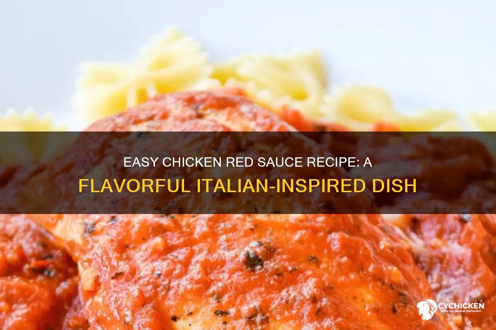 how yo make red sauce with chicken