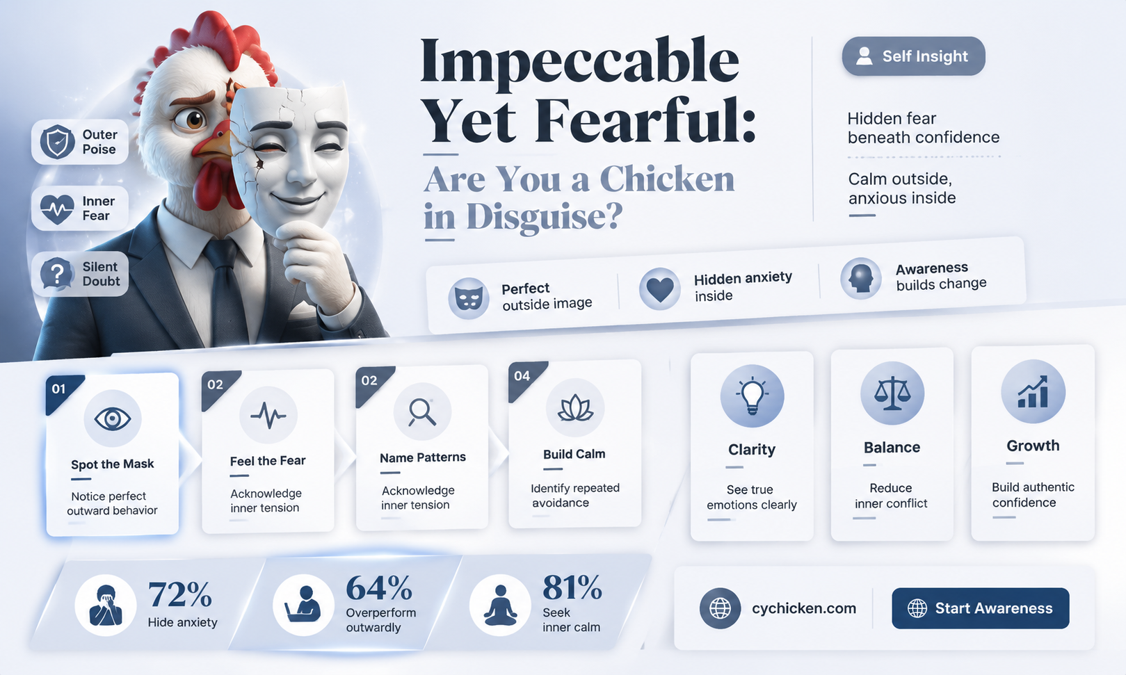 are you a chicken because you are impeccable
