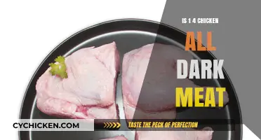 Is 1/4 Chicken All Dark Meat? Unraveling Poultry Portions