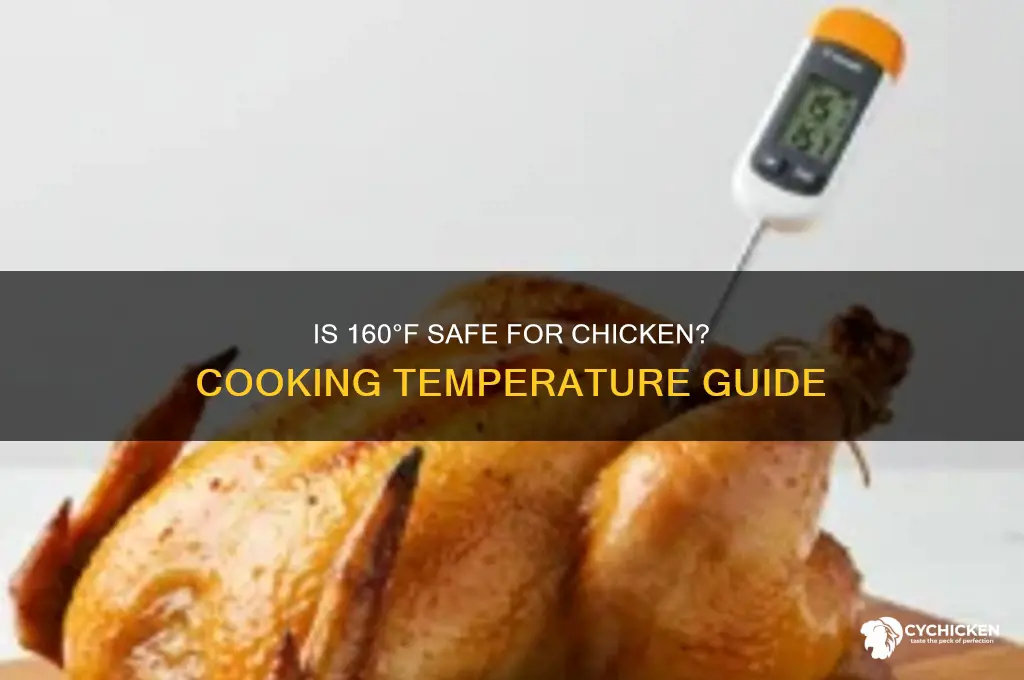 is 160 degres fahrnet ok for chicken