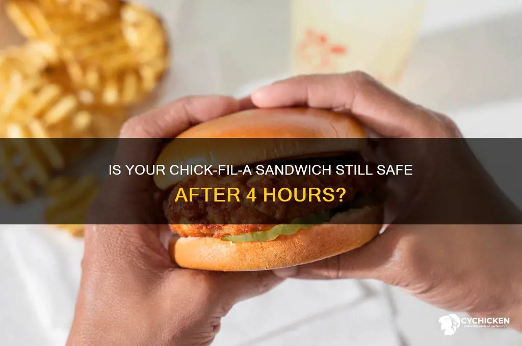 is a 4 hour old chick fil a sandwich safe