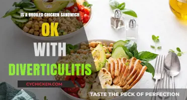 Broiled Chicken Sandwich: Safe or Risky for Diverticulitis Diets?