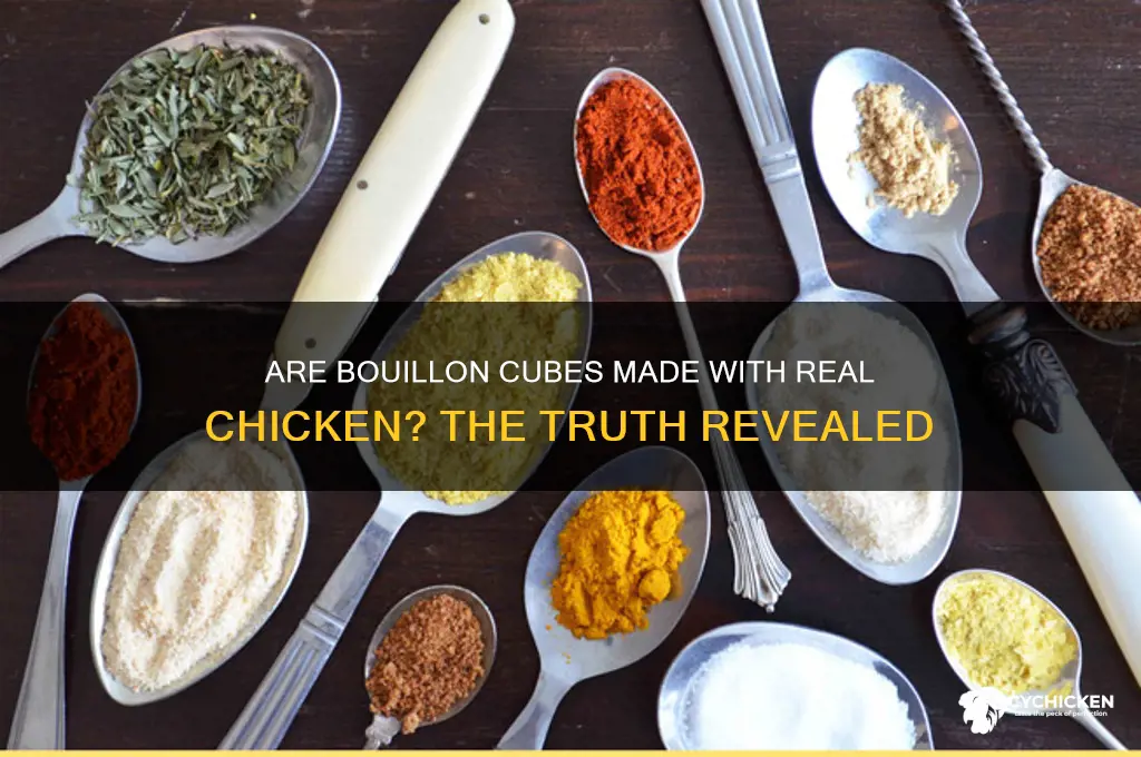 is a buiollon cube made with real chicken