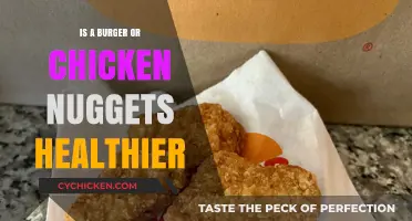 Burger vs. Chicken Nuggets: Which Fast Food Option is Healthier?