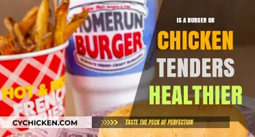 Burger vs. Chicken Tenders: Unraveling the Healthier Choice Debate