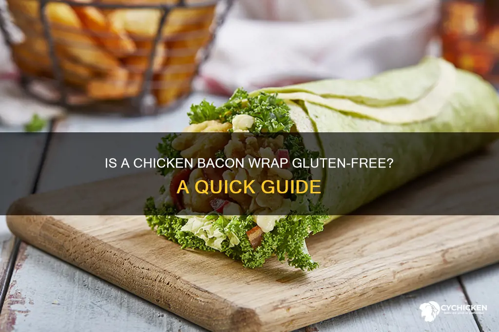 is a chicken bacon wrap gluten free