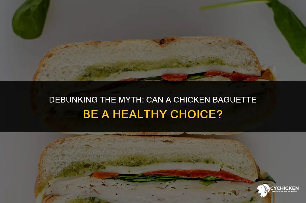is a chicken baguette healthy