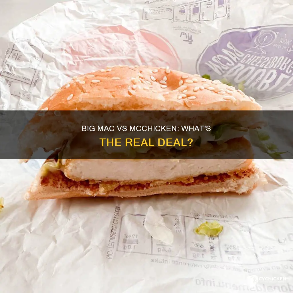is a chicken big mac a double mc chicken