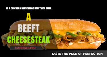 Savoring Nutrition: Chicken vs. Beef Cheesesteak Health Showdown