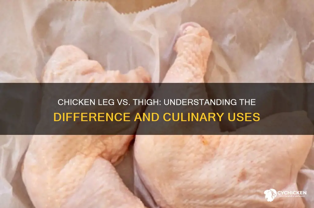 is a chicken leg and thigh the same