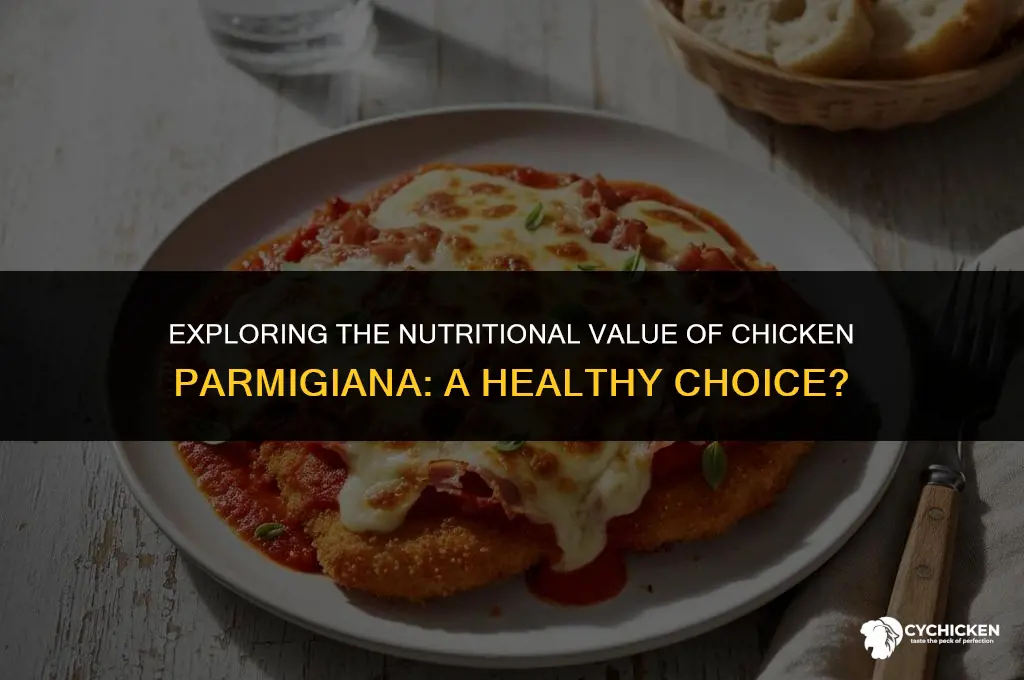 is a chicken parmigiana healthy