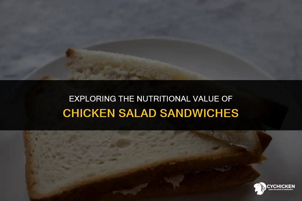 is a chicken salad sandwich healthy