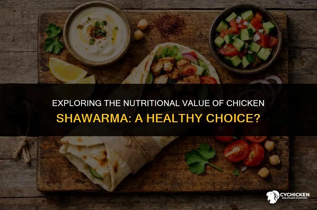 is a chicken shawarma healthy