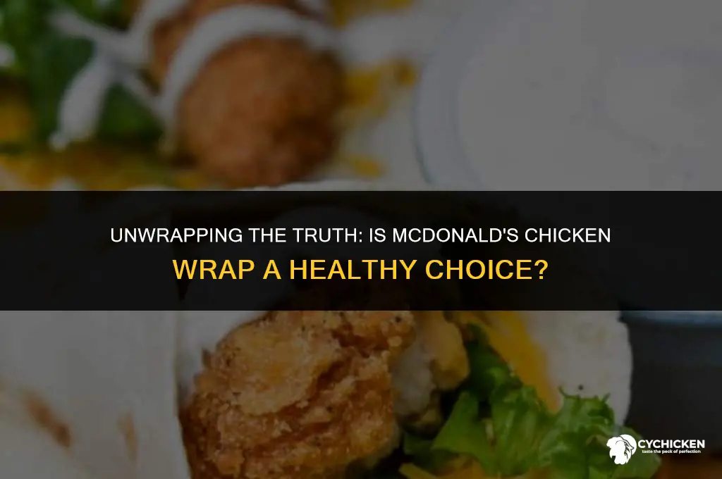 is a chicken wrap from mcdonald