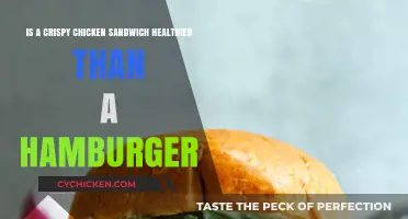 Crispy Chicken vs. Hamburger: Which Fast Food Option is Healthier?