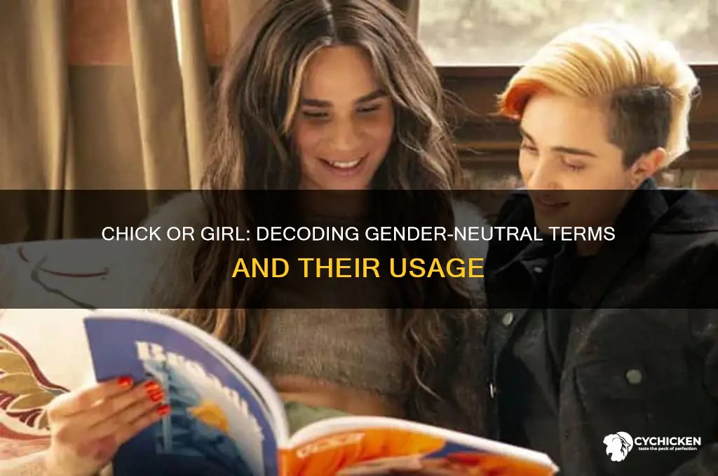 is a girl a chick or a chick