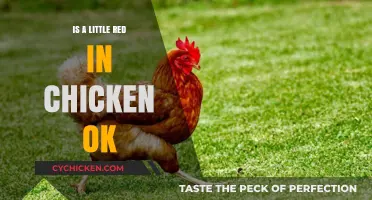 Is a Little Red in Chicken Safe to Eat?