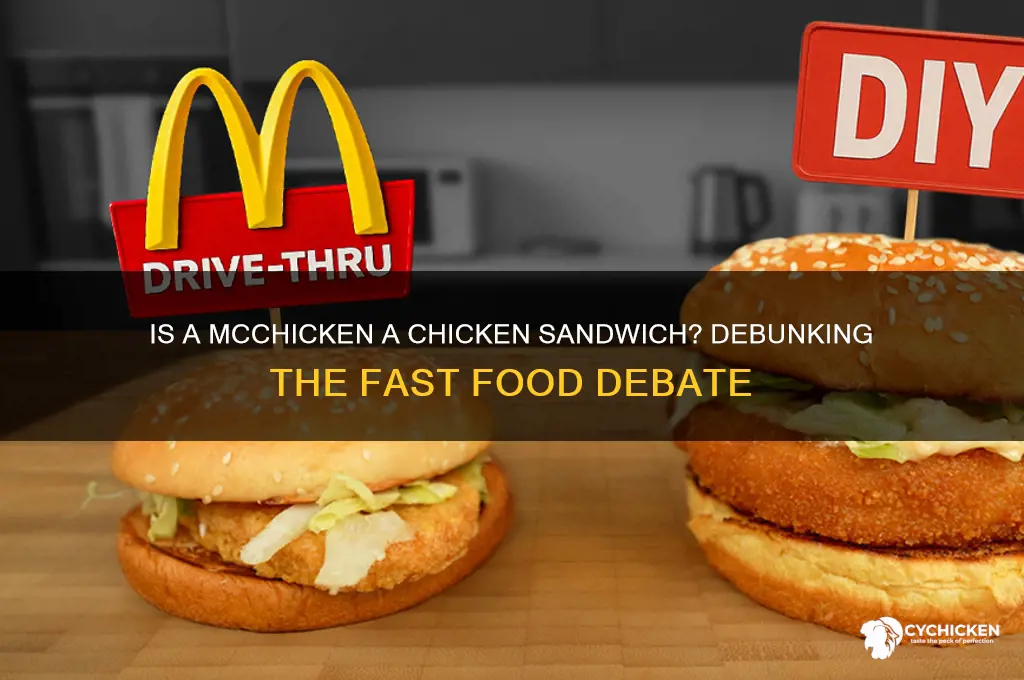 is a mcchicken a chicken sandwich