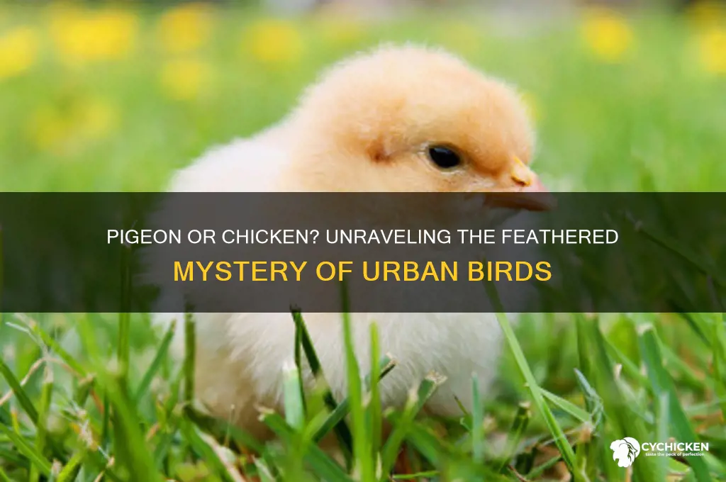 is a pigeon a bird or a chicken