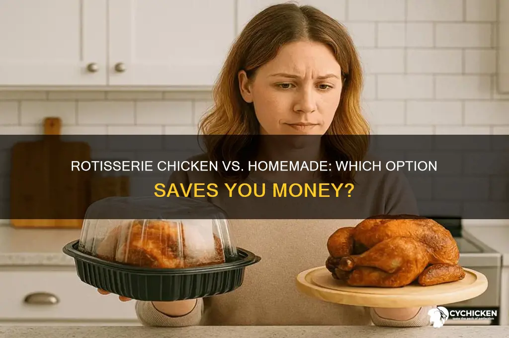 is a rotissary chicken cheaper to buy