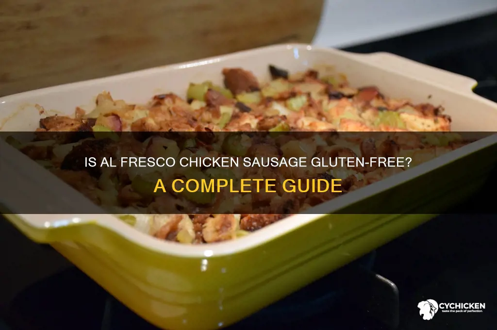 is al fresco chicken sausage gluten free