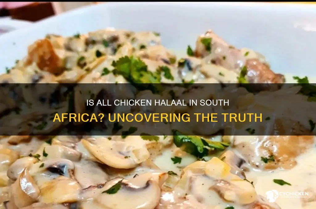 is all chicken halaal in south africa