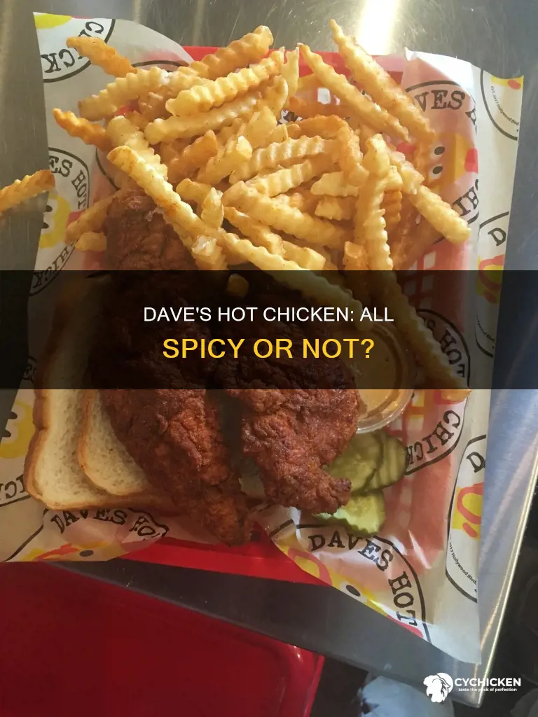 is all the chicken at dave