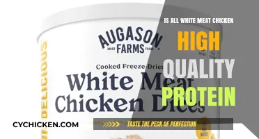 Is All White Meat Chicken a High-Quality Protein Source?