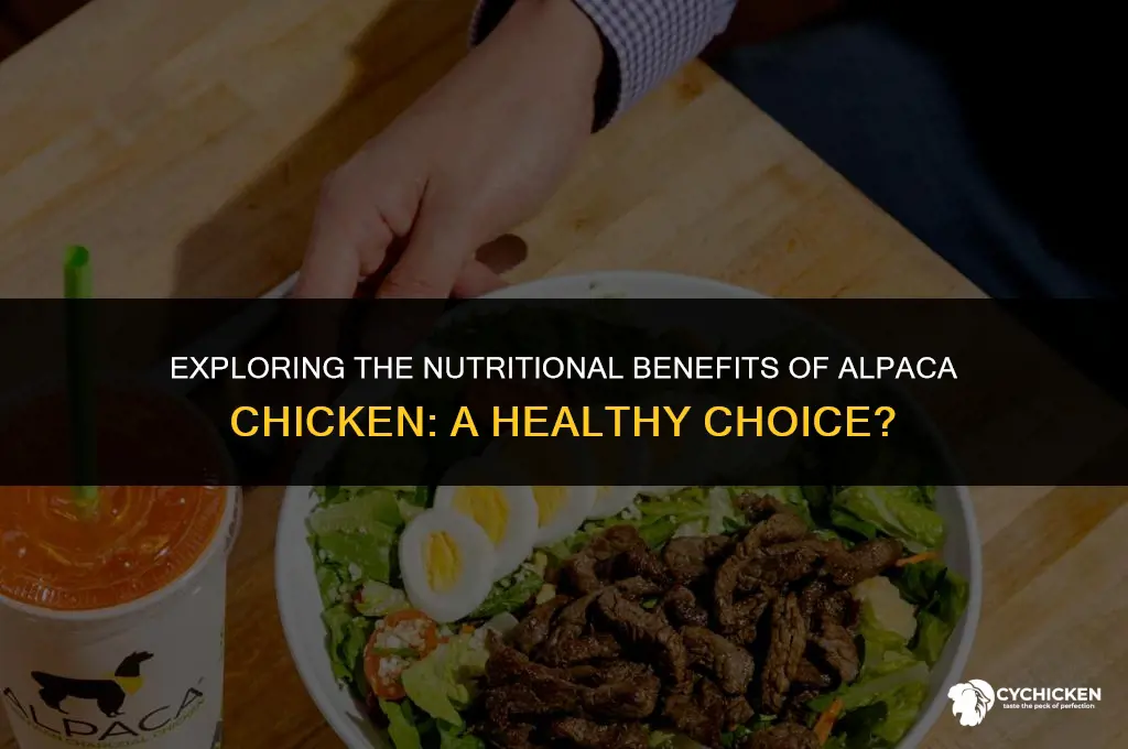 is alpaca chicken healthy