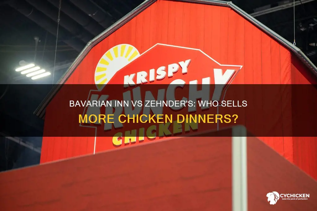 is bavarian inn and zehnders which sells more chicken