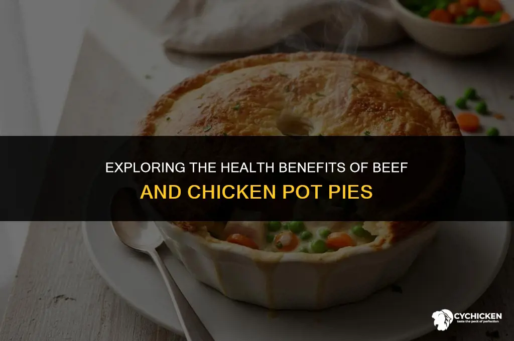 is beef pot pie or chicken pot pie healthy