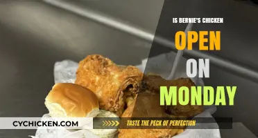 Is Bernie's Chicken Open on Mondays? Check Hours Here