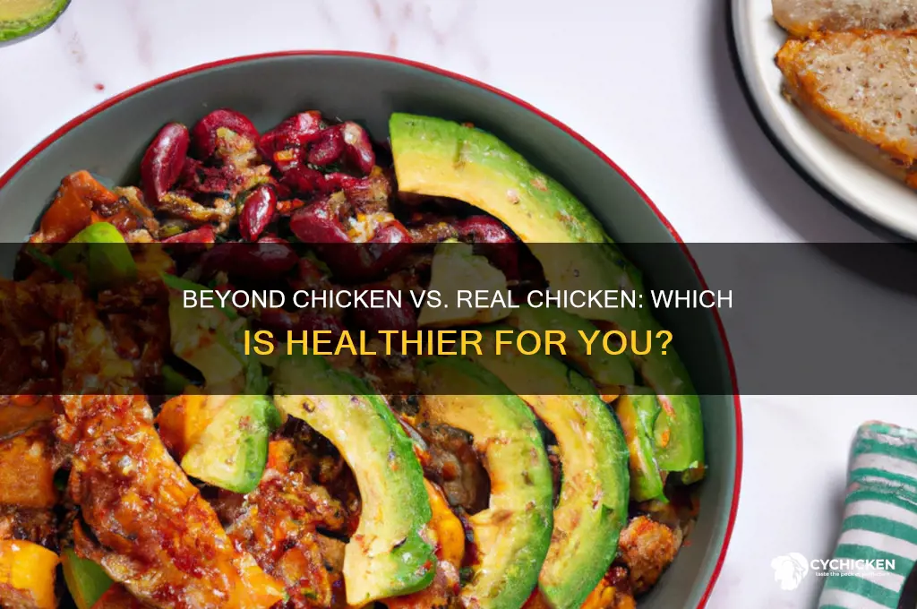is beyond chicken heathier than real chicken