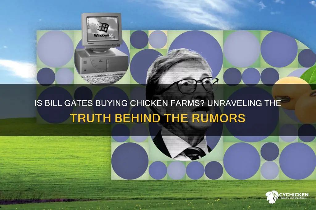 is bill gates buying chicken farms