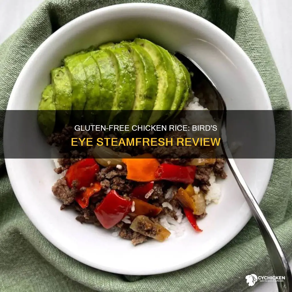 is birds eye steamfresh chicken flavored rice gluten free