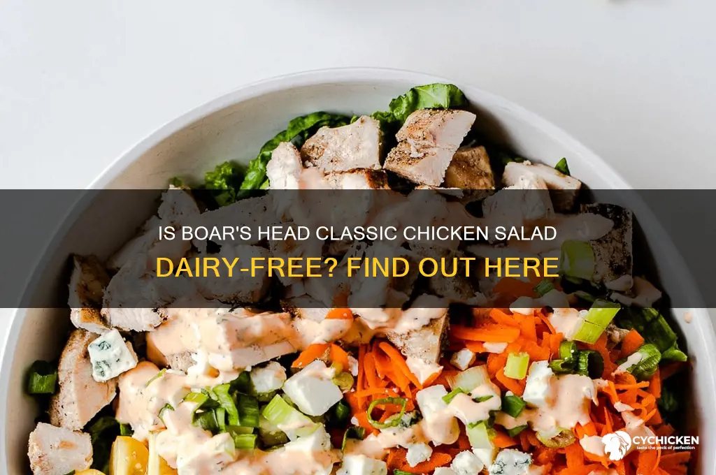 is boars head classic chicken dairy free