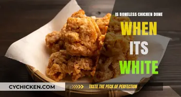 Is Boneless Chicken Done When It's White? Cooking Tips