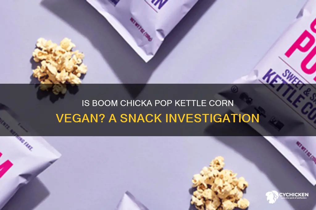 is boom chicka pop kettle corn vegan