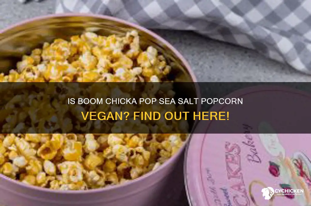 is boom chicka pop sea salt popcorn vegan